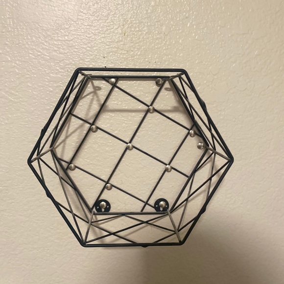 Black Hexagon Shelf - Picture 2 of 2